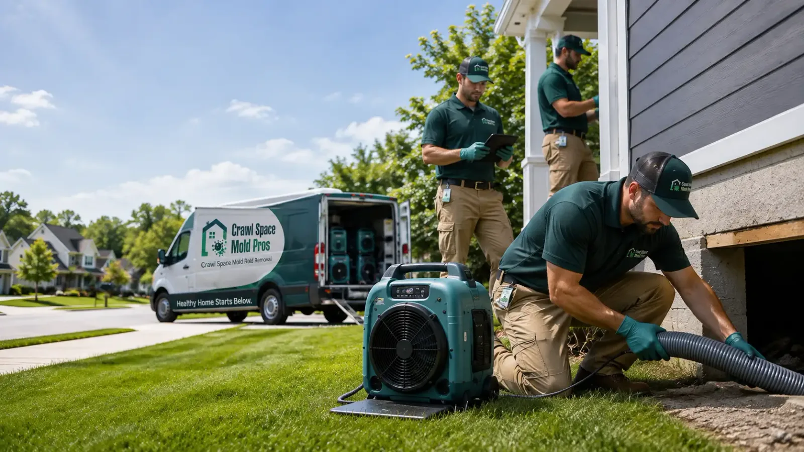 Crawl Space Mold Removal in Durham, NH